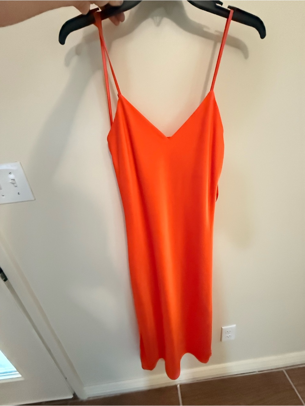 Gianni Bini Neon Orange Slip Dress